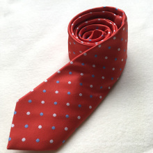 Benutzerdefinierte Mode Großhandel 100% Polyester Dünne Krawatten Männer
